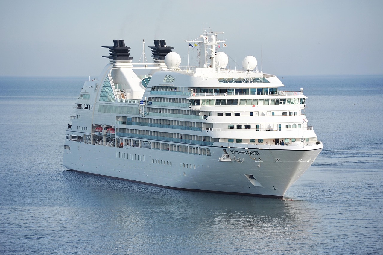 A cruise ship at sea — solo travel starts with the right vessel